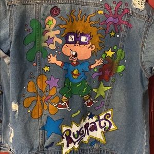Customized denim jacket